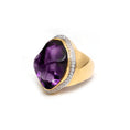 Load image into Gallery viewer, Amethyst Organic Tumble Ring