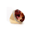 Load image into Gallery viewer, Ametrine Organic Tumble Gemstone Jewelry Ring With Diamonds & 14K Gold