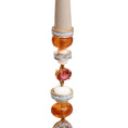 Load image into Gallery viewer, Spessartite with White Agate and Diamonds Earrings