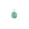 Load image into Gallery viewer, Emerald and Turquoise Gemstone Gold Charm Jewelry with Diamonds