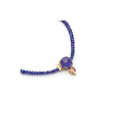 Load image into Gallery viewer, Tourmaline and Tanzanite Gemstone Gold Jewelry Necklace with Diamonds