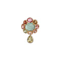 Load image into Gallery viewer, Tourmaline With Diamond Gemstone Pendant Jewelry in 18k Gold