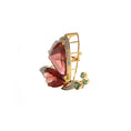 Load image into Gallery viewer, Emerald, Tourmaline With Diamond Butterfly Pendant Jewelry in 18k Gold