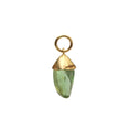 Load image into Gallery viewer, 18K Solid Gold Raw Tourmaline Gemstone Pendant