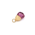 Load image into Gallery viewer, 18K Solid Yellow Gold Raw Tourmaline Gemstone Pendant
