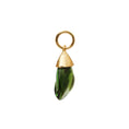 Load image into Gallery viewer, 18K Solid Yellow Gold Green Tourmaline Gemstone Pendant