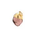 Load image into Gallery viewer, 18K Solid Yellow Gold Pink Tourmaline Gemstone Pendant