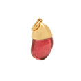 Load image into Gallery viewer, 18K Yellow Gold Raw Tourmaline Gemstone Pendant