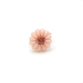 Load image into Gallery viewer, Pink Opal Carving And Tourmaline 14k Rose Gold Gemstone Jewelry Ring