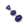 Load image into Gallery viewer, Tanzanite With Diamond Gemstone Pendant Jewelry in 18k White Gold