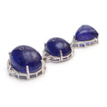 Load image into Gallery viewer, Tanzanite With Diamond Gemstone Pendant Jewelry in 18k White Gold