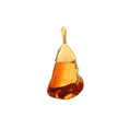 Load image into Gallery viewer, 18K Solid Yellow Gold Raw Citrine Gemstone Pendant