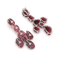 Load image into Gallery viewer, Natural Tourmaline With Diamond 18k Gold Earrings