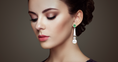 Load image into Gallery viewer, Emerald Oval Cut Earrings with Crystal Quartz Carving ADN DIAMONDS 14 K GOLD EARRINGS