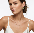 Load image into Gallery viewer, Natural Lemon Quartz & Tsavorite 14K Solid Gold Earrings | Handcrafted Fine Jewelry