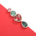 Load image into Gallery viewer, Natural Tourmaline 18K gold necklace lifestyle shot - NFJSD-1465