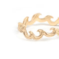 Load image into Gallery viewer, Natural Gold Ring 14K gold ring side angle - NFJSD-1860
