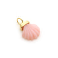 Load image into Gallery viewer, Natural Pink Opal 14K gold charm close-up detail - NFJSD-1341