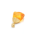 Load image into Gallery viewer, Natural Fire Opal 18K gold pendant close-up detail - NFJSD-1478
