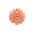 Load image into Gallery viewer, Natural Pink Opal and Pink Tourmaline 14K gold pendant close-up detail - NFJSD-1588
