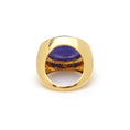 Load image into Gallery viewer, Natural Tanzanite 18K gold ring close-up detail - NFJSD-1545