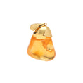 Load image into Gallery viewer, Natural Fire Opal 18K gold pendant top view - NFJSD-1478