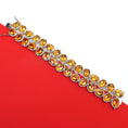 Load image into Gallery viewer, Natural Citrine 18K gold bracelet close-up detail - NFJSD-1583