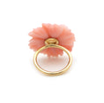 Load image into Gallery viewer, Natural Pink Opal and Pink Tourmaline 14K gold ring top view - NFJSD-1585