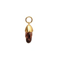 Load image into Gallery viewer, Natural Tourmaline 18K gold pendant side angle - NFJSD-1477