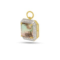Load image into Gallery viewer, Natural BI Color Tourmaline 18K gold pendant close-up detail - NFJSD-1918