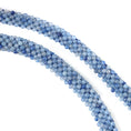 Load image into Gallery viewer, Natural Blue Quartz 18K gold necklace top view - NFJSD-1865