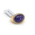 Load image into Gallery viewer, Natural Tanzanite 18K gold ring front view - NFJSD-1545