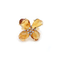 Load image into Gallery viewer, Natural Citrine 18K gold ring front view - NFJSD-1475