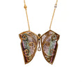 Load image into Gallery viewer, Natural Tourmaline Mix 18K gold necklace close-up detail - NFJSD-1653