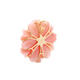 Load image into Gallery viewer, Natural Pink Opal and Tourmaline 14K gold pendant back view - NFJSD-1587