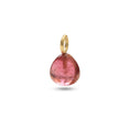 Load image into Gallery viewer, Natural Tourmaline 14K gold pendant front view - NFJSD-1961