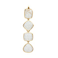 Load image into Gallery viewer, Natural Crystal Carving 18K gold pendant front view - NFJSD-1595