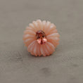Load image into Gallery viewer, Natural Pink Opal and Pink Tourmaline 14K gold ring back view - NFJSD-1568