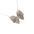 Load image into Gallery viewer, Natural Grey Moonstone 14K gold necklace on-hand view - NFJSD-1425