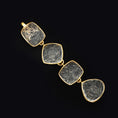 Load image into Gallery viewer, Natural Crystal Carving 18K gold pendant back view - NFJSD-1595
