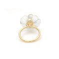 Load image into Gallery viewer, 14k Gold Crystal Craving And Green Tourmaline Gemstone Ring
