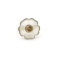 Load image into Gallery viewer, 14k Gold Crystal Carving And Yellow Tourmaline Gemstone Ring
