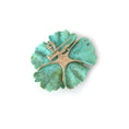 Load image into Gallery viewer, Natural Turquoise and Goshenite 14K gold pendant / brooch side angle - NFJSD-1940
