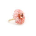 Load image into Gallery viewer, Natural Pink Opal and Pink Tourmaline 14K gold ring close-up detail - NFJSD-1585
