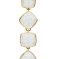 Load image into Gallery viewer, Natural Crystal Carving 18K gold pendant top view - NFJSD-1595
