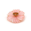 Load image into Gallery viewer, Natural Pink Opal and Tourmaline 14K gold pendant close-up detail - NFJSD-1623
