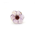 Load image into Gallery viewer, Natural Amethyst Carving and Pink Tourmaline 14K gold ring side angle - NFJSD-1562
