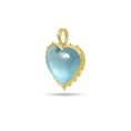 Load image into Gallery viewer, Natural Aqua 18K gold pendant close-up detail - NFJSD-1906
