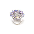 Load image into Gallery viewer, Natural Morgant and Tanzanite 18K gold ring close-up detail - NFJSD-1822
