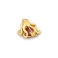 Load image into Gallery viewer, Natural Tourmaline and Emerald 18K gold brooch close-up detail - NFJSD-1787
